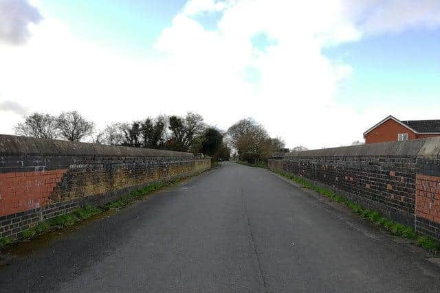 The Bee Lane bridge over the West Coast Mainline, which it was feared could not cope with increased traffic from the proposed development