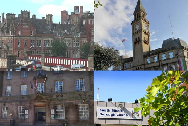 County Hall in Preston, the town halls in Chorley and Preston and the Civic Centre in South Ribble have not staged meetings with all councillors in attendance since March 2020