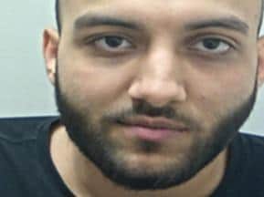 Fayaz Waka (pictured) is described Asian, 5ft 9in tall, bald with a short, trimmed beard and of a slim build. (Credit: Lancashire Police)