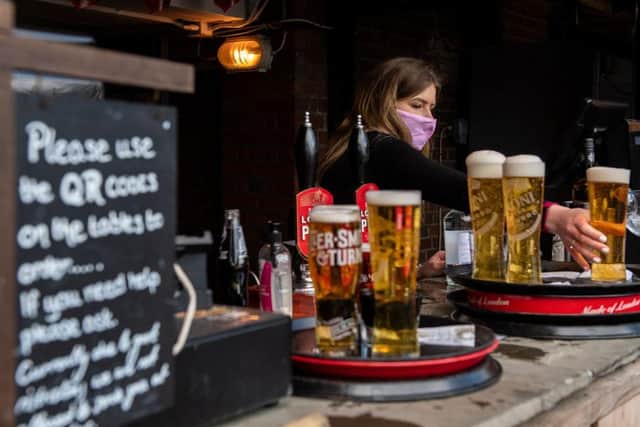 Pub and hospitality bosses have said they will “not get too excited”