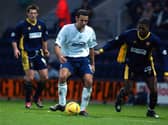 Pawel Abbott during his first Preston North End start against Wimbledon in December 2002