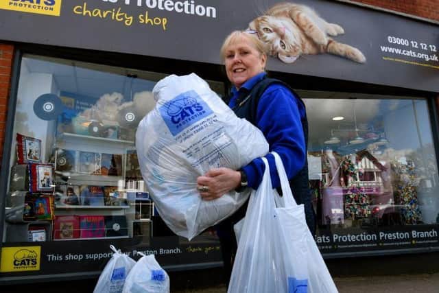 The Cat's Protection charity shop in Penwortham says they can continue to accept donations throughout the week