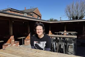 The Cube BAr in Poulton has opened to outdoor seated customers. Pictureds is owner Paul Mellor's daughter Danielle