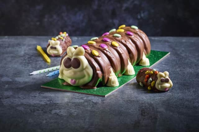 Marks & Spencer of its Colin the Caterpillar cake. M&S has started legal action against Aldi in an effort to protect its Colin the Caterpillar cake with a claim that its rival's Cuthbert the Caterpillar product infringes its trademark.