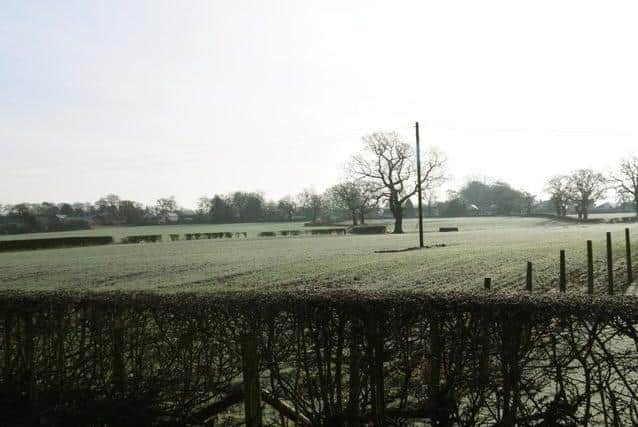 Bushells Farm, bordering Mill Lane and Church Lane in Goosnargh, where 140 homes are proposed