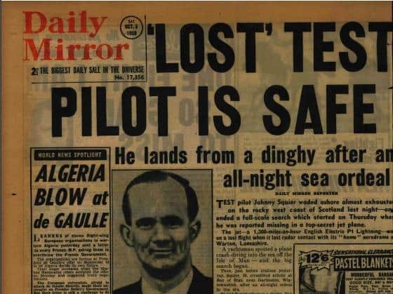 How news of the crash made national headlines