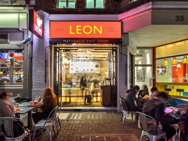The Leon fast food outlet in London