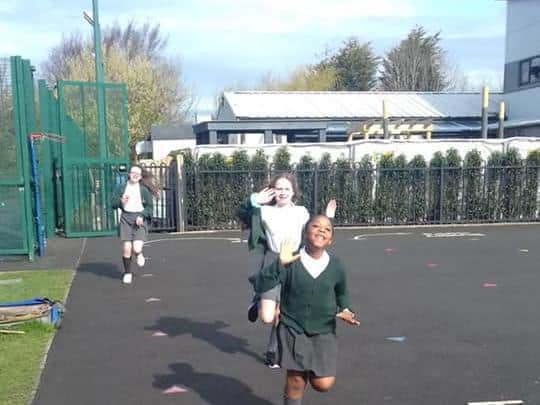 Ingol CP pupils 'Move a Mile for George'