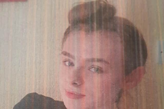 Leona Derbyshire, 14, is white, 5ft 5ins, of a slim build with long brown straight hair and blue eyes. She was last seen wearing grey North Face bottoms, a grey Adidas top, a black padded coat with a fur hood and white Nike Air max trainers with a black tick