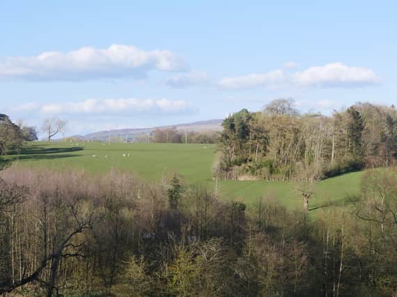 Chris Baxter took this photo of some of the open countryside which the Ellel Holiday Village development would be built on.