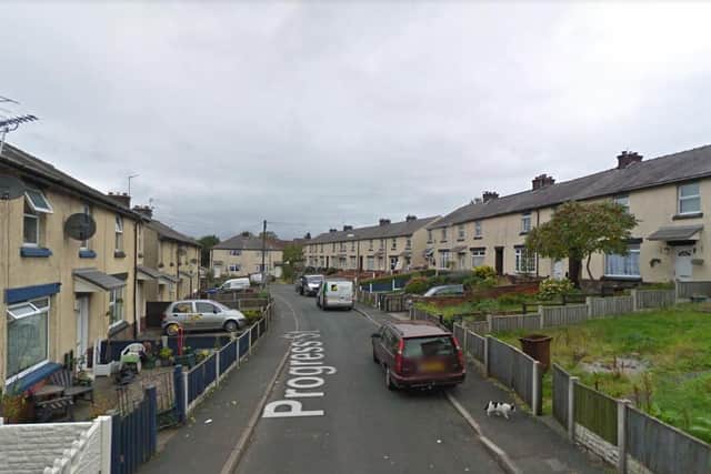 Two fire engines from Bamber Bridge and Horwich attended the scene in Progress Street. (Credit: Google)