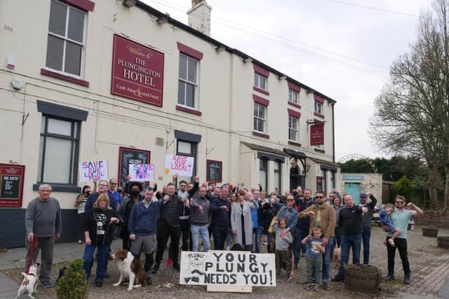 Locals are determined to keep the pub going