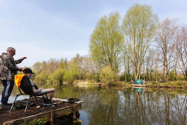 The first anglers prescribed fishing therapy have already taken to the waterside