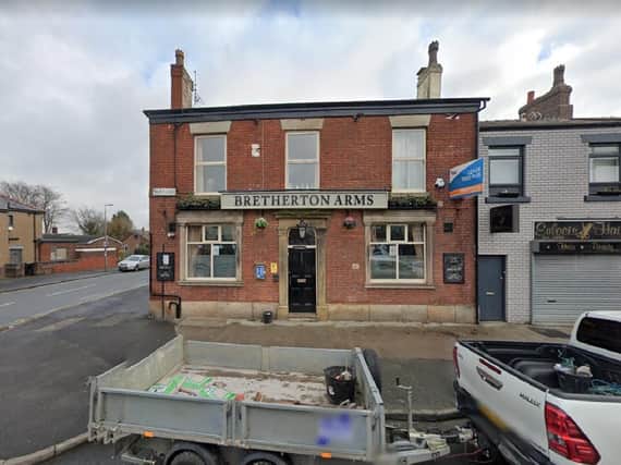The Bretherton Arms in Eaves Lane, Chorley. Pic: Google