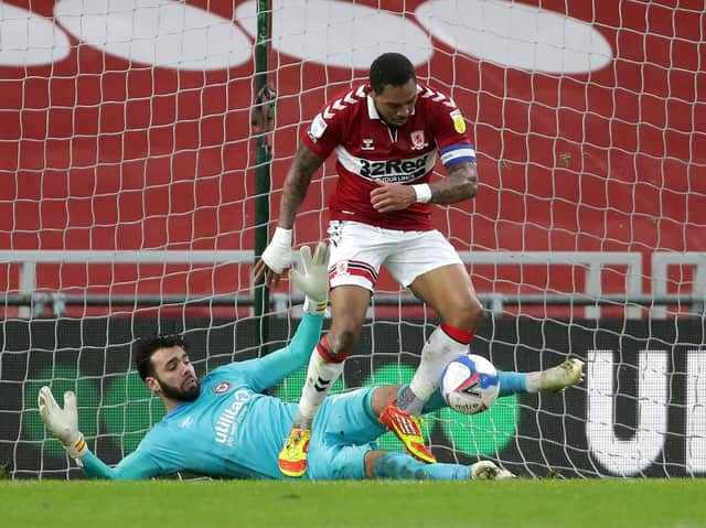 Middlesbrough have released striker Britt Assombalonga