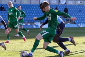 Anthony Gordon in action for Preston North End against Wycombe in March