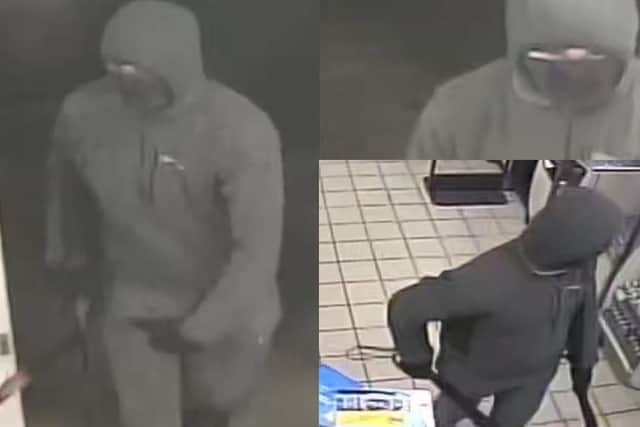Detectives are appealing for information to help identify this man following a robbery in Leyland. (Credit: Lancashire Police)