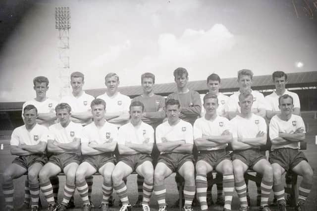Preston North End team of 1961 which was the last time the club featured in the English top flight