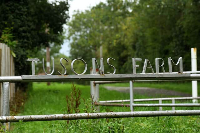 The land adjoining Tuson's Farm, is just under one hectare in size