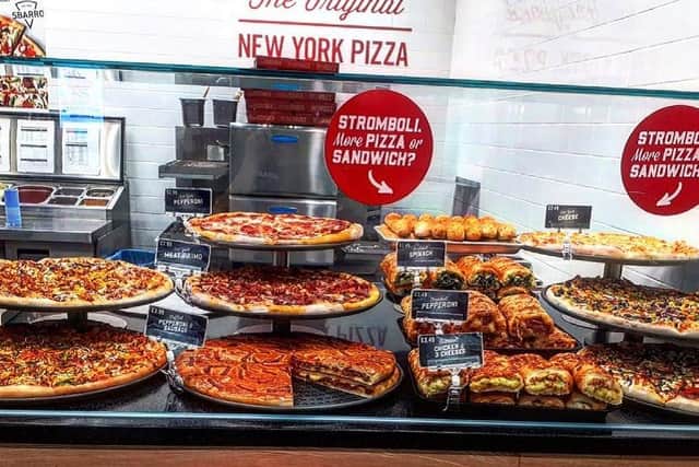 The new pizza shop will sell New York-style pizza slices, as well as full-size pizzas and authentic Italian-American Stromboli