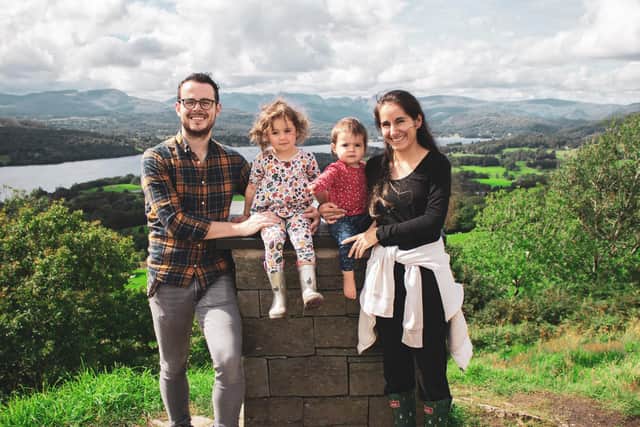 Ben Dale and his family, Emilia, Gabriela and wife Laura.