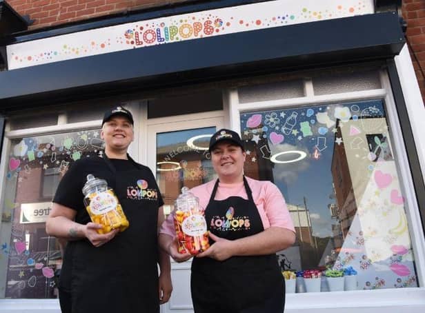 Married couple Amy and Lauren opened a new sweet shop in Bamber Bridge.