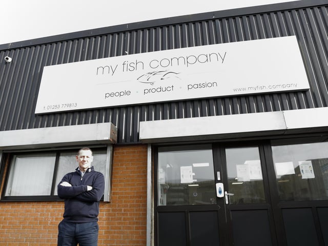 Gary Apps outside My Fish Company