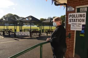 Fox Lane polling station in Leyland
Photo: NEIL CROSS