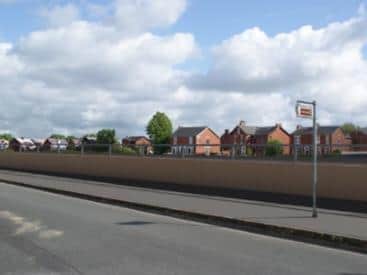 An artist's impression of how one of the new walls will look, in Riverside. Credit: Environment Agency