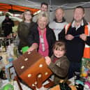 The Rosemere Tombola stand at the 2019 Ribchester May market. The charity is the chosen beneficiary for the charity collections at this year's market on May 31. Market organiser Andrew Wallin is pictured far right.