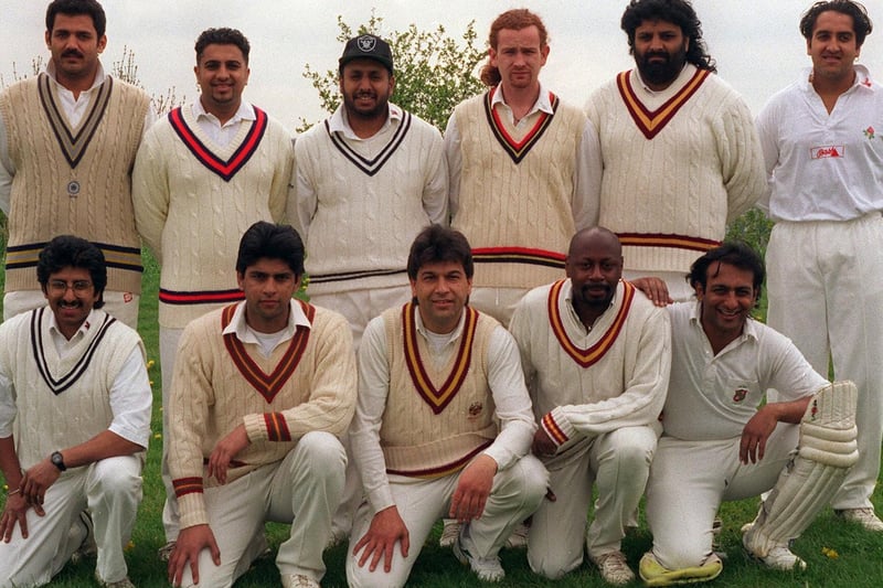 Khalsa CC pictured in May 1996. The team played in Division 2 of the Leeds League.