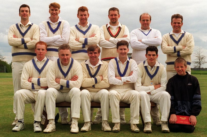 This is Whitkirk CC who played in Division One of the Leeds League. The team's captain was Stuart Pickles.