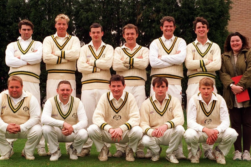 Woodhouse CC in May 1996. The team played in Division On e of the Leeds League. Their captain was Chris Carden and scorer Sharon Jones.
