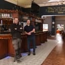 Owners Mark Skeffington and Anthony Newman in their revamped bar.