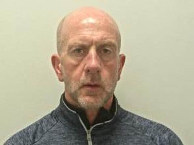 Steve Boyne, a hero firefighter, was sent to prison after pleading guilty to stalking (Picture: Lancashire Police)