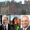 Who will hold sway at County Hall when the results are in - the Conservatives' Keith Iddon, Gina Dowding from the Green Party, Labour's Azhar Ali or Liberal Democrat David Whipp?