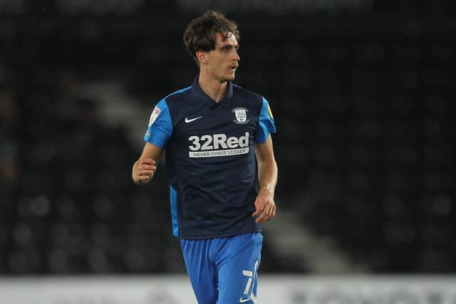 Preston North End midfielder Tom Bayliss