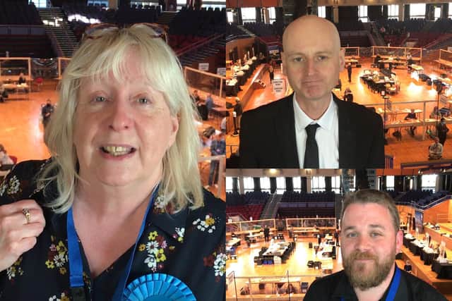 Preston City Council's three political group leaders all now sit on Lancashire County Council as well - (clockwise from left) Conservative Sue Whittam, Labour council leader Matthew Brown and Liberal Democrat John Potter