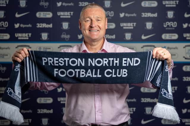 New Preston head coach Frankie McAvoy (photo courtesy of PNE FC)