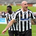 James Dean in action for Chorley