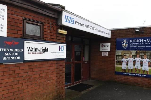 The jabs are being offered on a first come, first served basis at Lancashire Vaccination Centre, based at Preston Grasshoppers rugby club in Lightfoot Green Lane, Fulwood