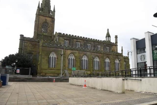 A new square is planned in front of the former St Peter's Church, now UCLan's Arts Centre.