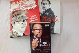 These books are among a collection of Eric Morecambe memorabilia which arrived in the centre since reopening