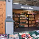 The Biscuit Man stall is to leave the market