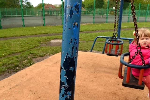 Parents also made complaints about the state of other equipment on the park
