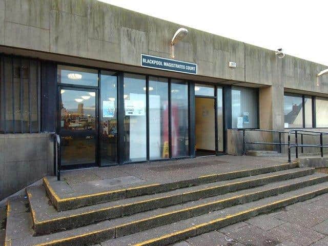 Blackpool Magistrates' Court.