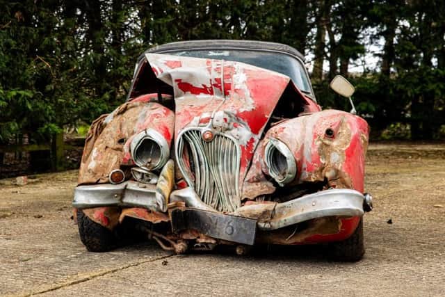 Classic car for sale - needs some attention. (Image: Bonhams Auction House)