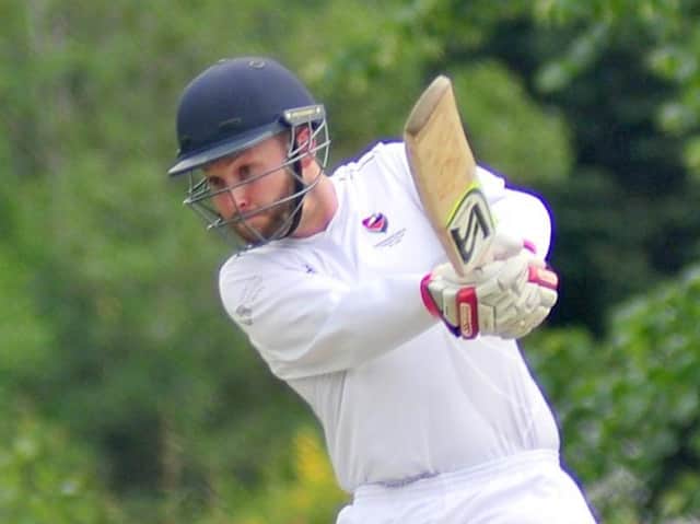 Joe Allen took two wickets for Vernon Carus but it wasn't enough