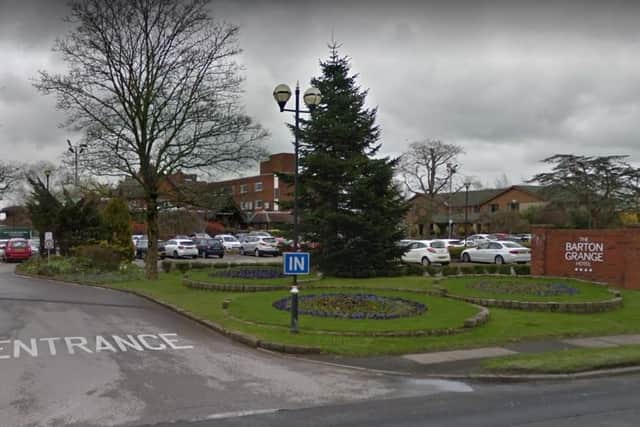 The Barton Manor Hotel in Garstang Road.