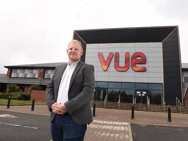 Graham Royston, general manager of Vue cinema in Preston